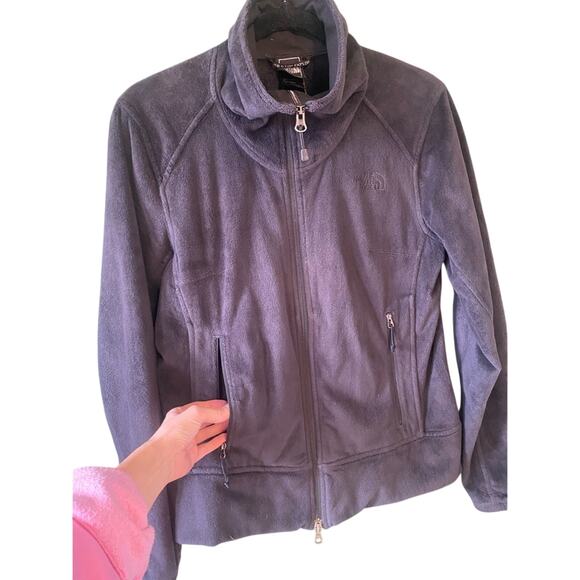 The North Face Jacket Womens Med Black Osito Gorpcore Athleisure Fleece Zip Up - Picture 12 of 12